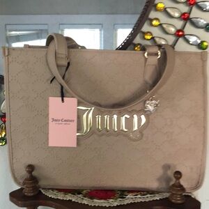 NWT Juicy Couture Cafe Upgraded U Tote